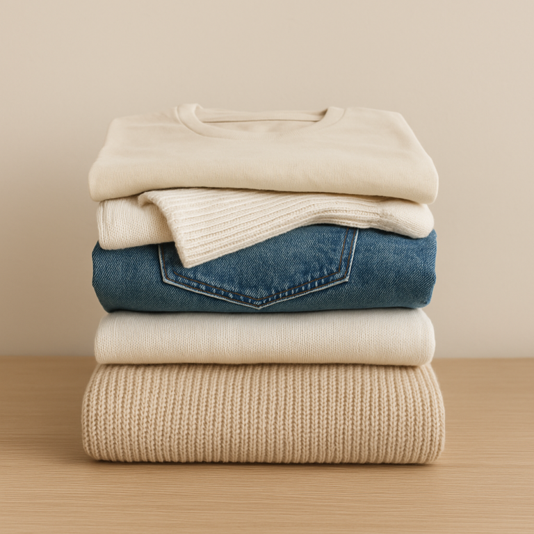 Nette kleding stapel